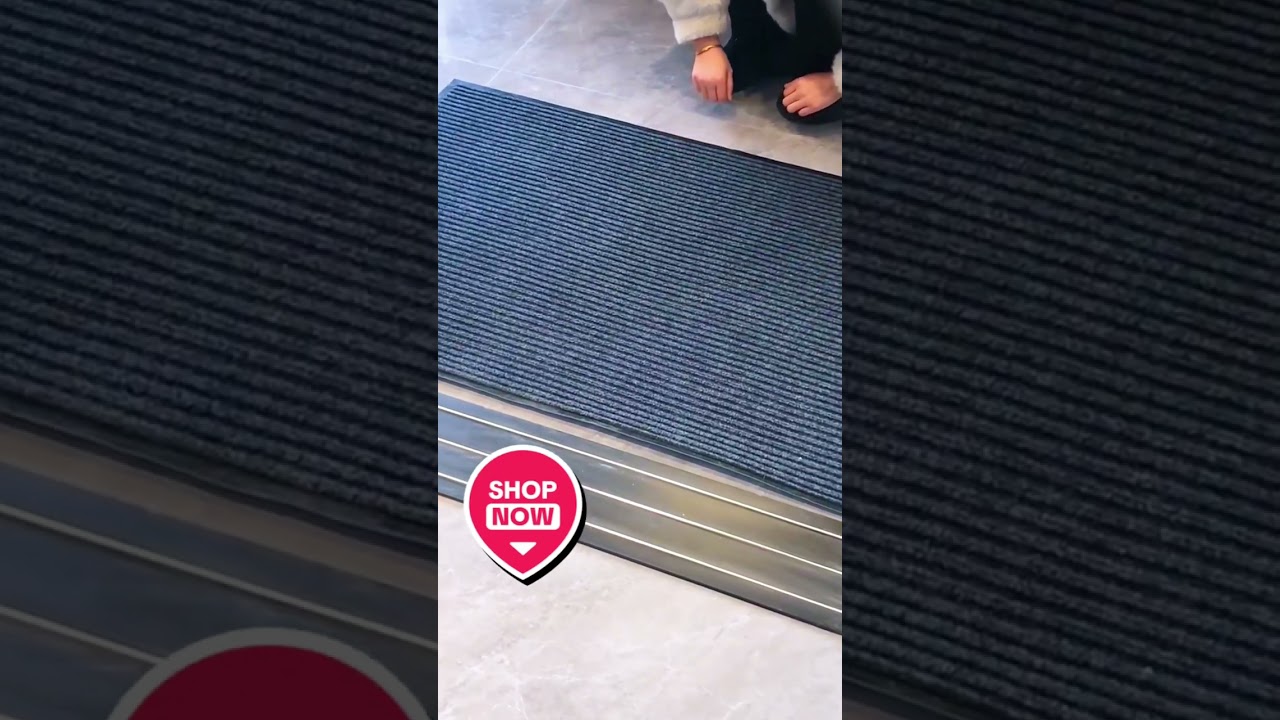#fok #falldealsforyou Grey Door Mat | Non-Slip Rubber