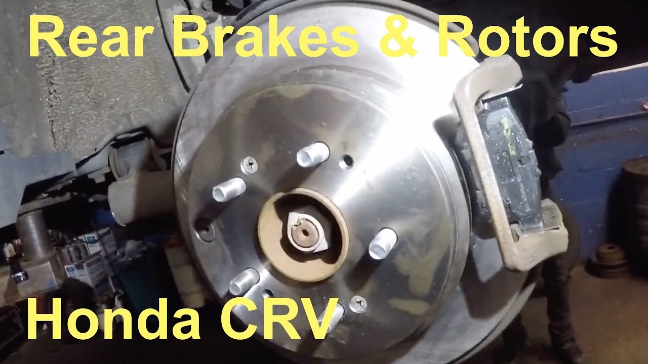 How to replace rear Brakes and rotors on 2005 Honda CRV