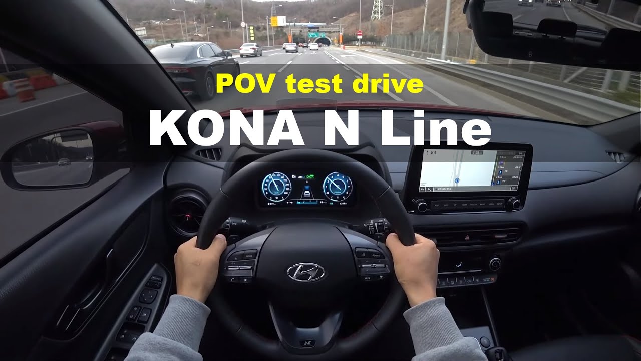 2021 Hyundai Kona N line 1.6 T-GDi AWD POV test drive