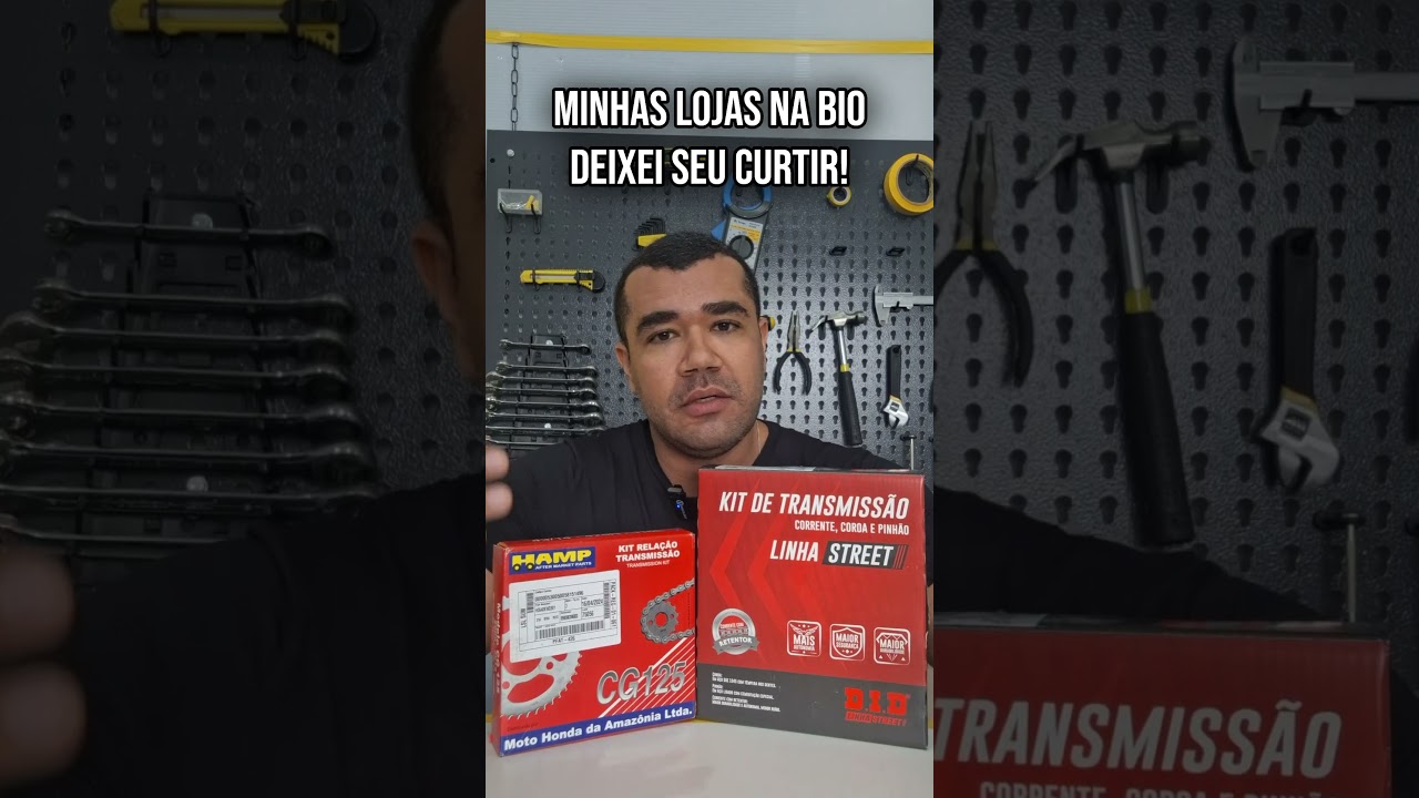 KIT RELACAO PARA MOTO HAMP E DID S&Atilde;O IGUAIS  VALE A PENA COMPRAR QUAL?