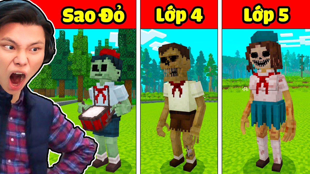 HỌC SINH VIỆT NAM KHI ĐI HỌC BUỔI SÁNG KIỂU🍔🧟🥀JAYGRAY THÍ NGHIỆM TRƯỜNG HỌC ZOMBIE TRONG MINECRAFT