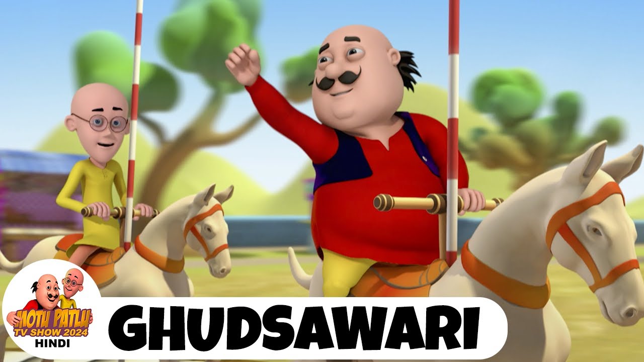 Ghudsawari | घुड़सवारी का मज़ा | Comedy Funny Cartoon | मोटू पतलू | Special Ep | Motu Patlu Show 2024