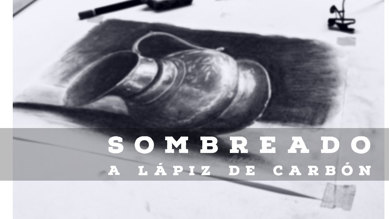 Técnica de carboncillo. Sombreado básico, por Luis Angeles
