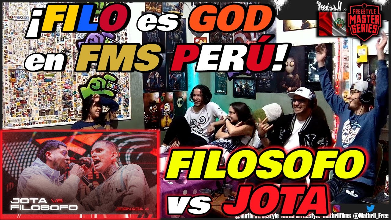 🔴COLOMBIANOS REACCIONAN a FILOSOFO vs JOTA - ¡FILO es GOD en FMS PERÚ! [FMS PERÚ JORNADA 4 2023]