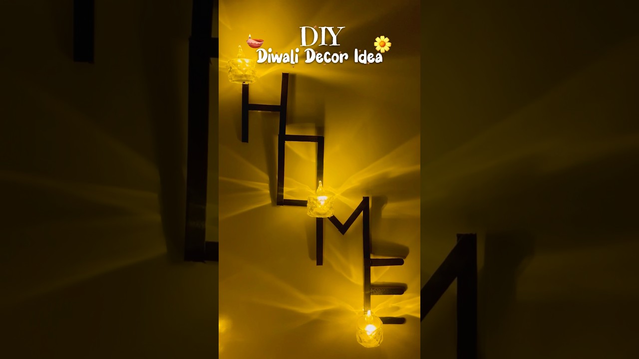 DIY Diwali 🪔 Decoration Idea | Diwali Home Decor Idea 🦋#diwalidecor #diwali #diy #homedecor #craft