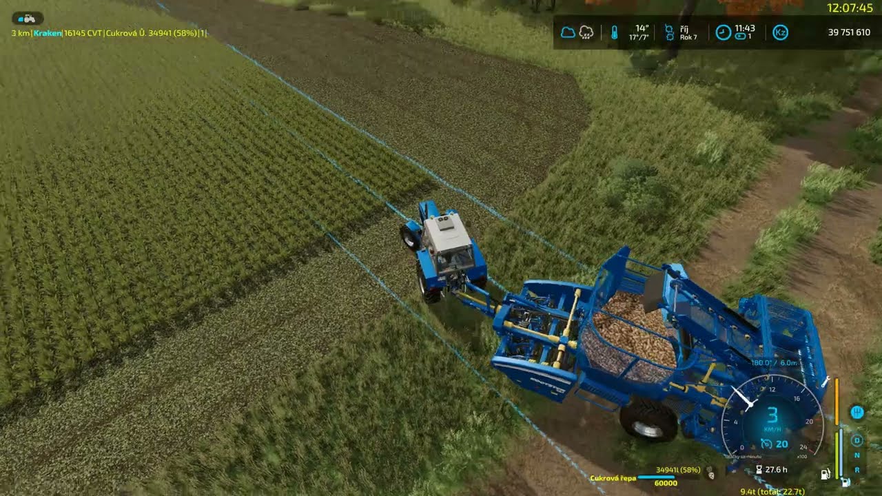 Farming Simulator 22 Sklizeň řepy