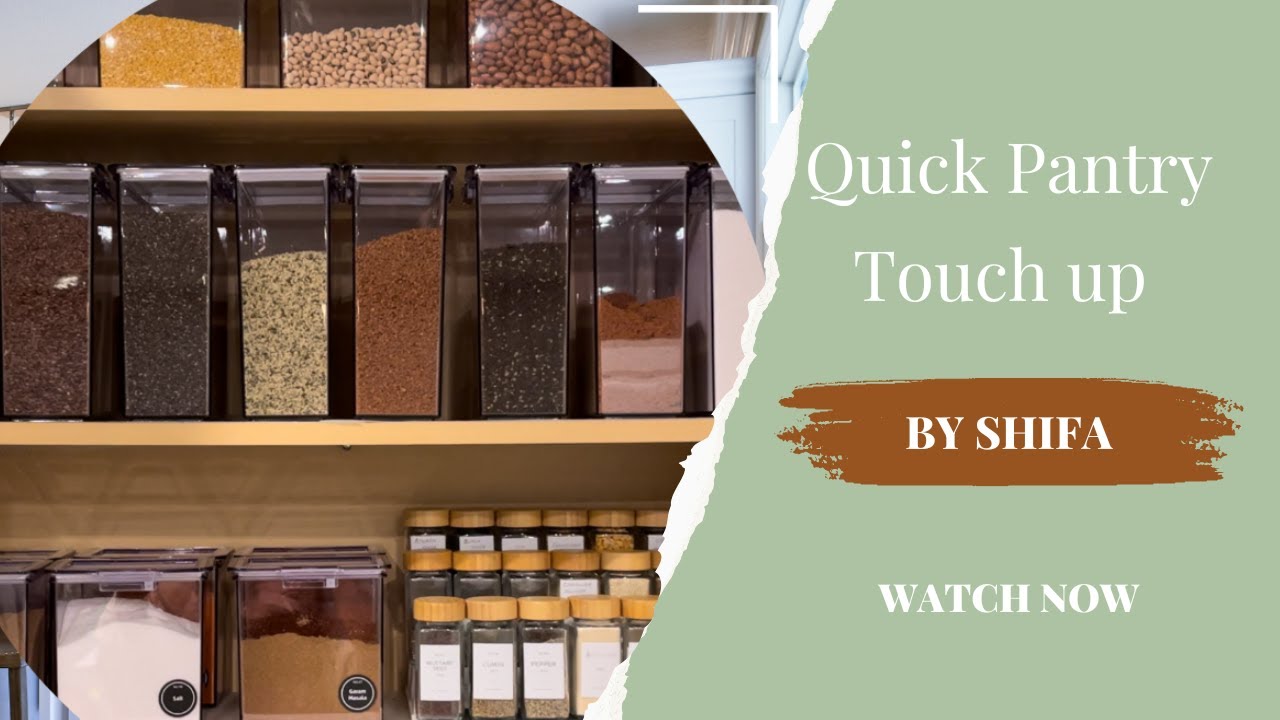 Sunday Pantry Reset | Quick Clean & Pantry Touch-Up