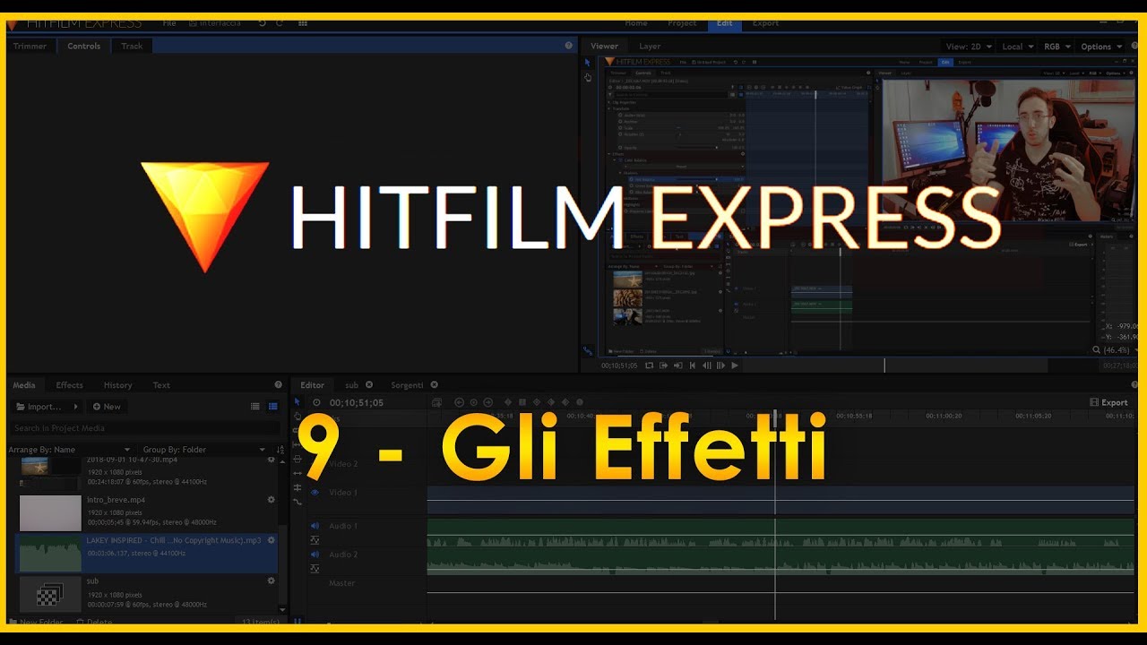 CORSO HITFILM EXPRESS: GLI EFFETTI ED IL CHROMA KEY