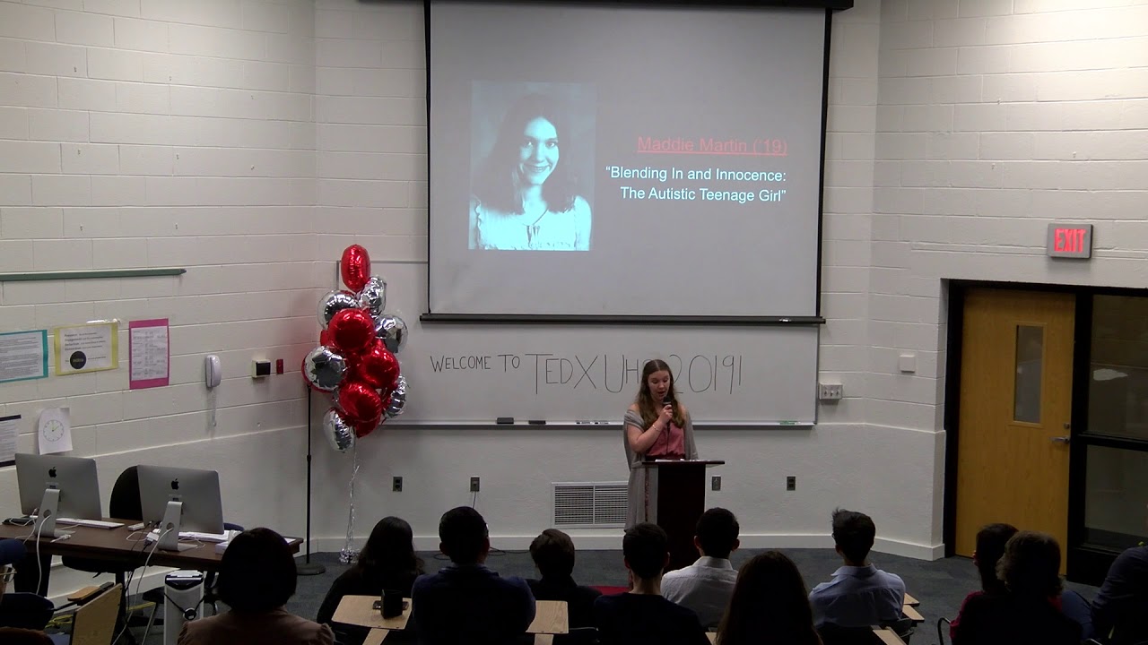 Blending In and Innocence: The Autistic Teenage Girl | Madeline Martin | TEDxUnionvilleHS