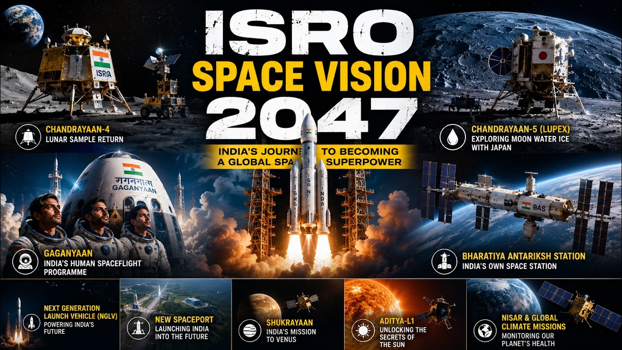 ISRO's Space Vision 2047: India's Master Plan to Become a Global Space Superpower