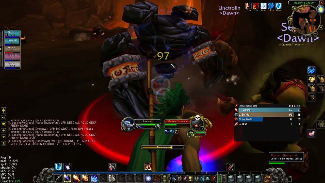 time for a new twink! WoW Classic Era frost mage pve Ragefire Chasm