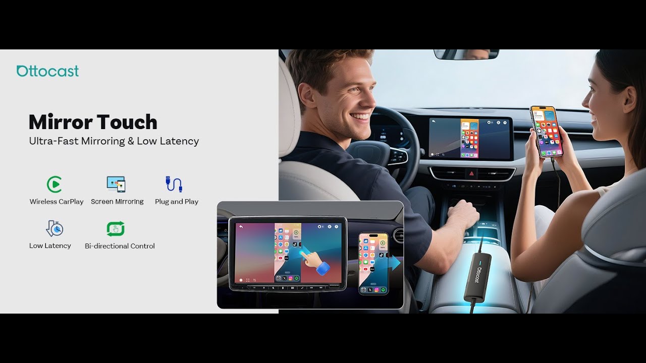 Ottocast MirrorTouch Car Adapter - 192.168.1.101/factorymodel.html Upgrade software and MCU tutorial