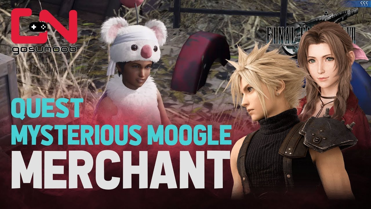 FF7 Remake Mysterious Moogle Merchant Quest - Moogle Shop Items Showcase