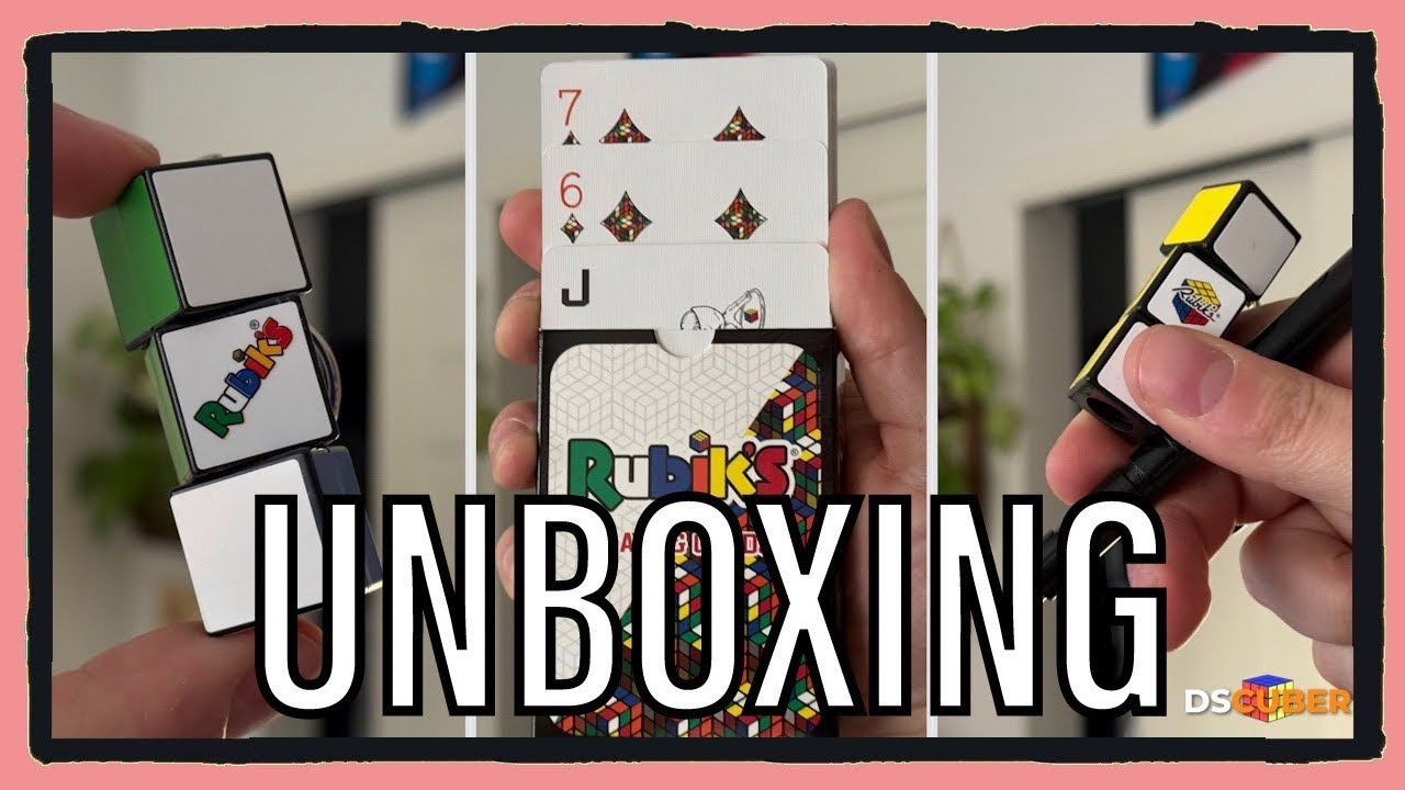 I BOUGHT COOL NEW RUBIK'S MERCH - Unboxing