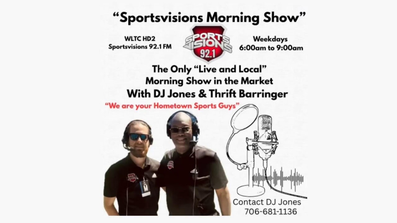 The Sportsvisions Morning Show with DJ Jones and Thrift Barringer