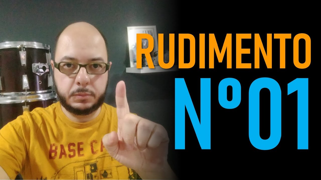 Rudimento 01 | O Rudimento Mais Usado | Single Stroke | Toques Simples | Aula De Bateria