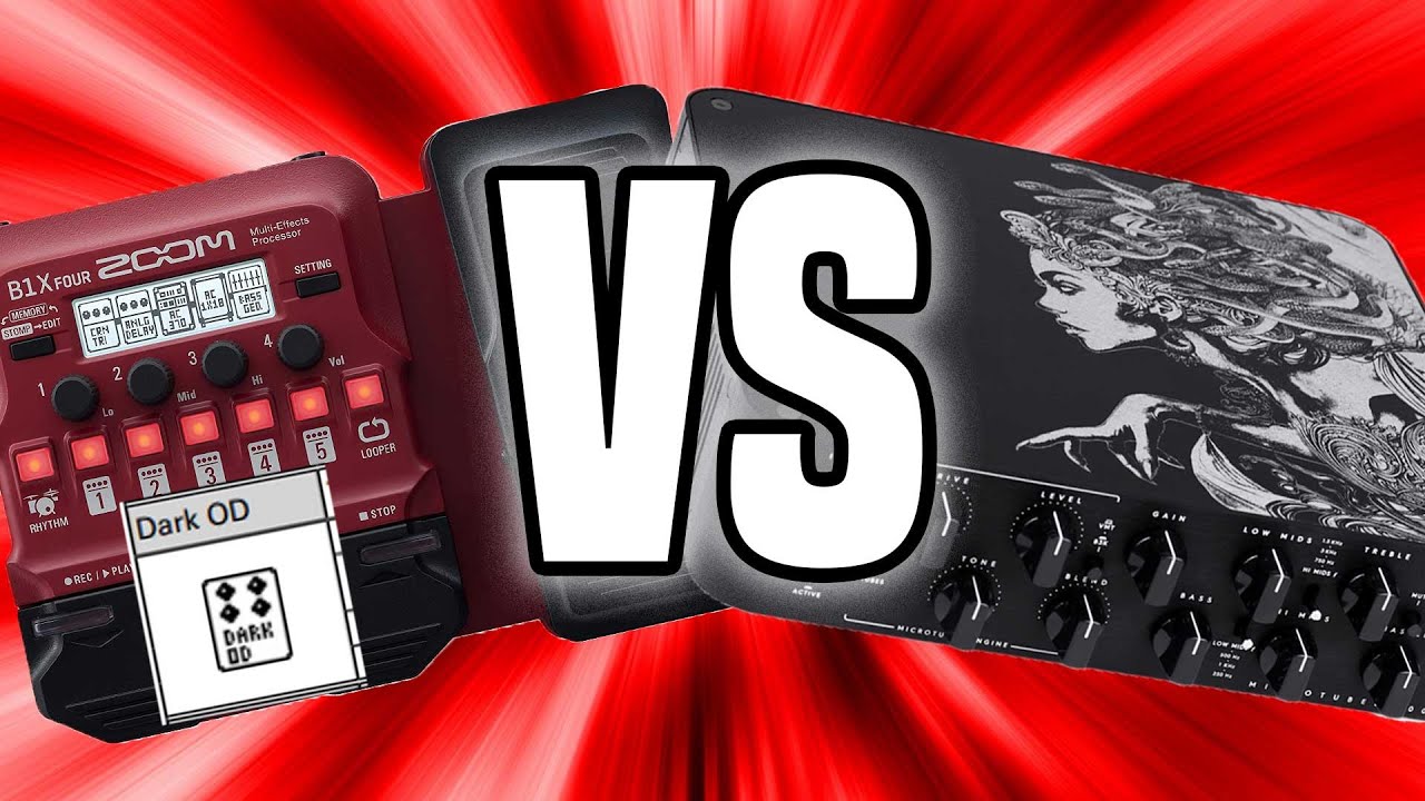 Zoom B1x Four Dark OD Vs Darkglass B3K (Microtubes 900)