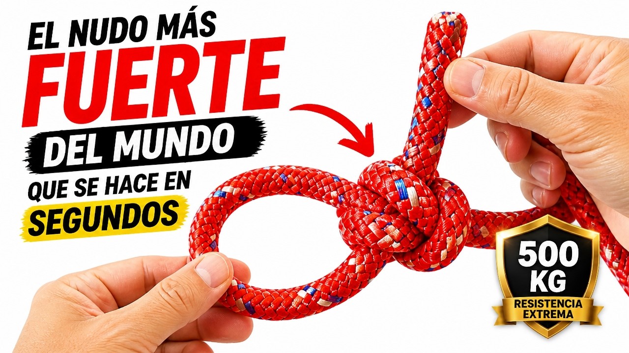 Como hacer un NUDO FACIL y FUERTE