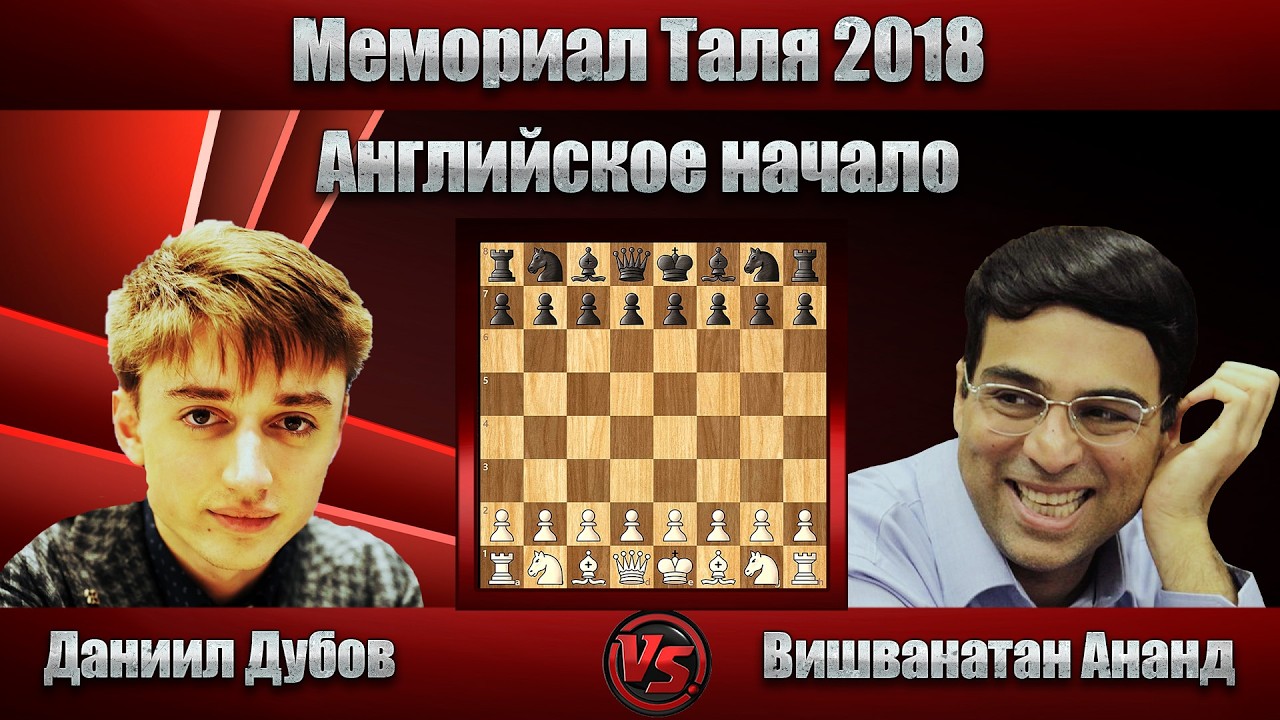 Даниил Дубов - Вишванатан Ананд | Мемориал Таля 2018 | Английское начало |