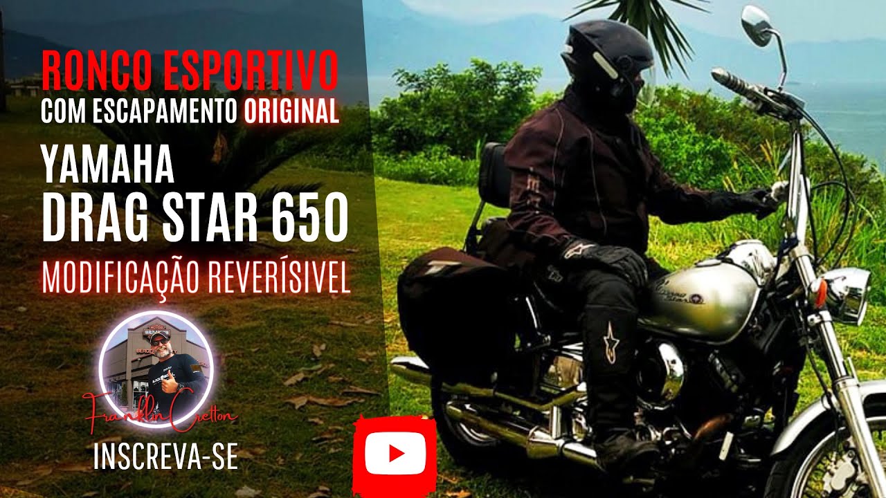 Как незаметно и реверсивно настроить оригинальный выхлоп Drag Star 650 Ronco Forte