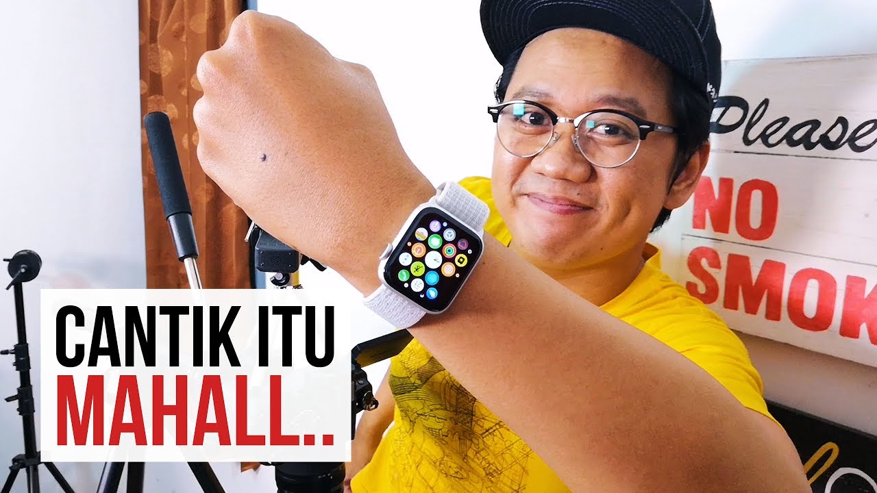 Unboxing Smartwatch TERCUANTIKH.. Apple Watch 4 Nike+ Silver 40mm