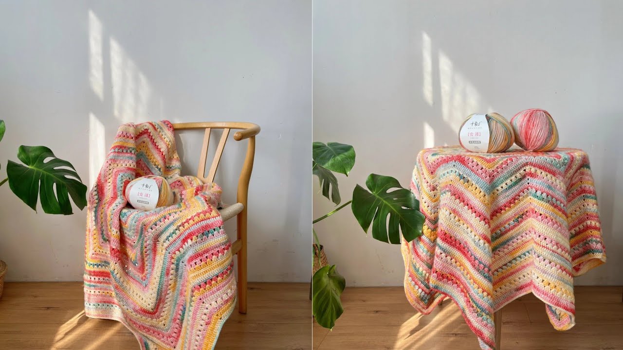 Crochet star blanket | Hướng dẫn móc thảm ngôi sao | Hướng dẫn móc chăn ngôi sao 7 cánh