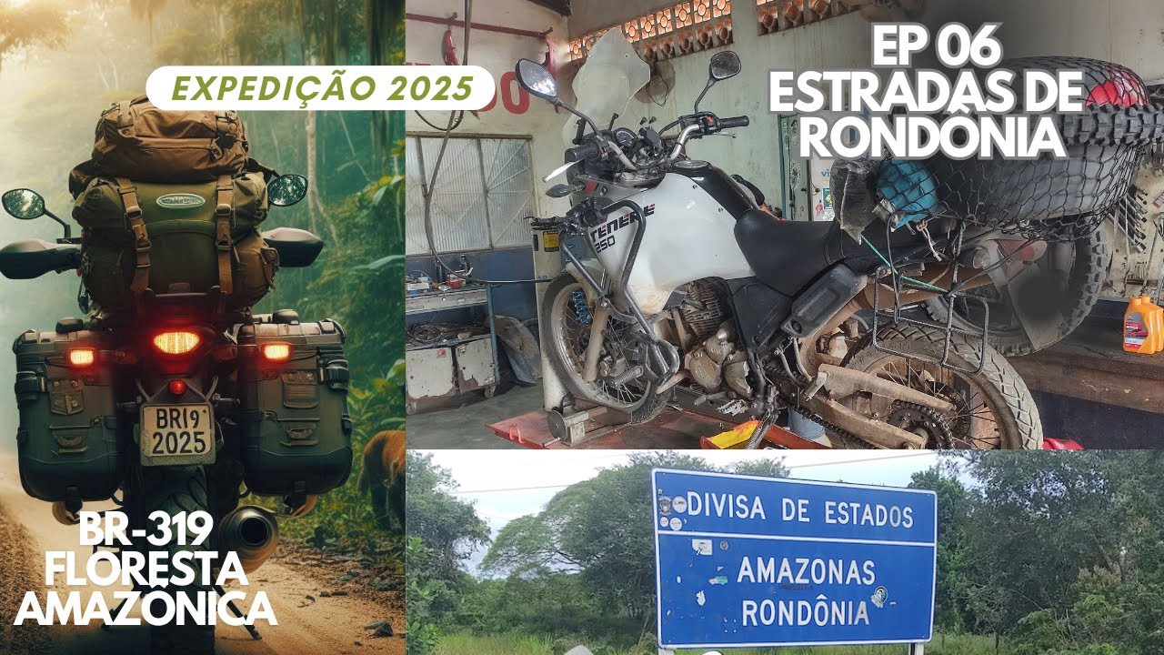 BR 319 - AMAZ&Ocirc;NIA {2025} RO/AMAZONAS/HUMAIT&Aacute;  - ESTRADAS DE ROND&Ocirc;NIA - BURACOS - ON&Ccedil;A NA PISTA.