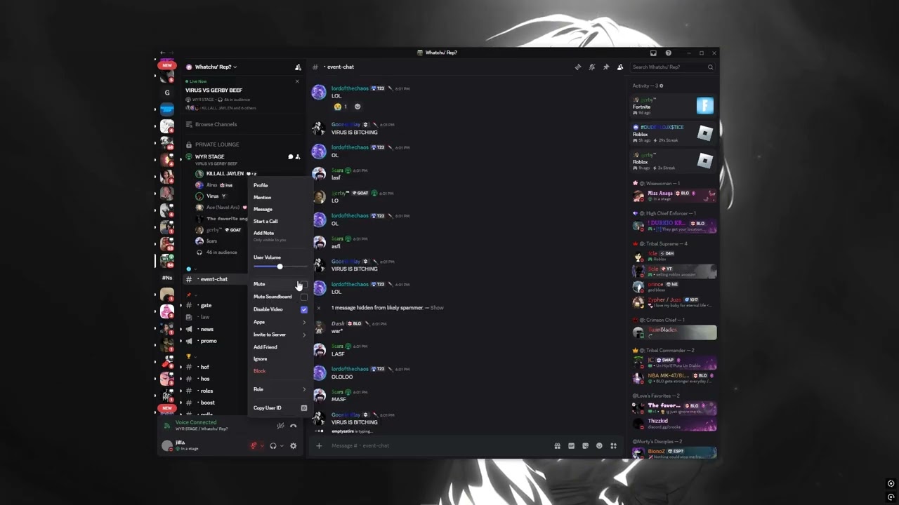 Jaylen Packing VIRUS (BEEF) (discord packing)