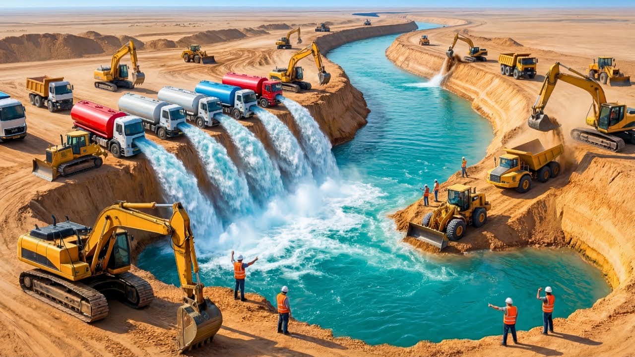 Inside the UAE $10B Mega Water Project : How a River Was Built in the Middle of the Desert