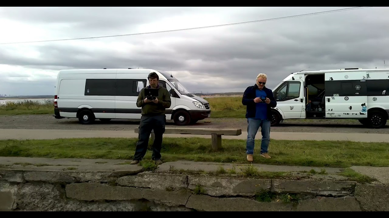 Campervan Gaz's vanniversary at Redcar south gare.