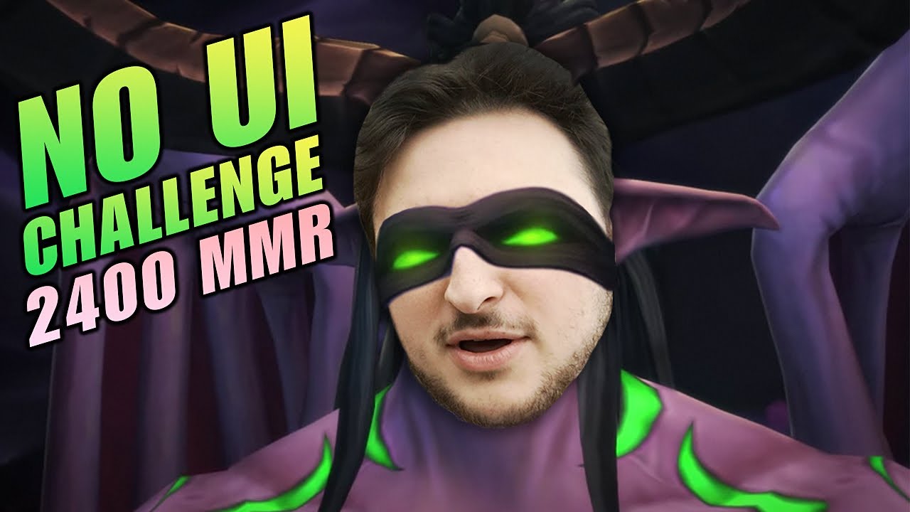 No UI Challenge: We played arena BLIND at 2400mmr..