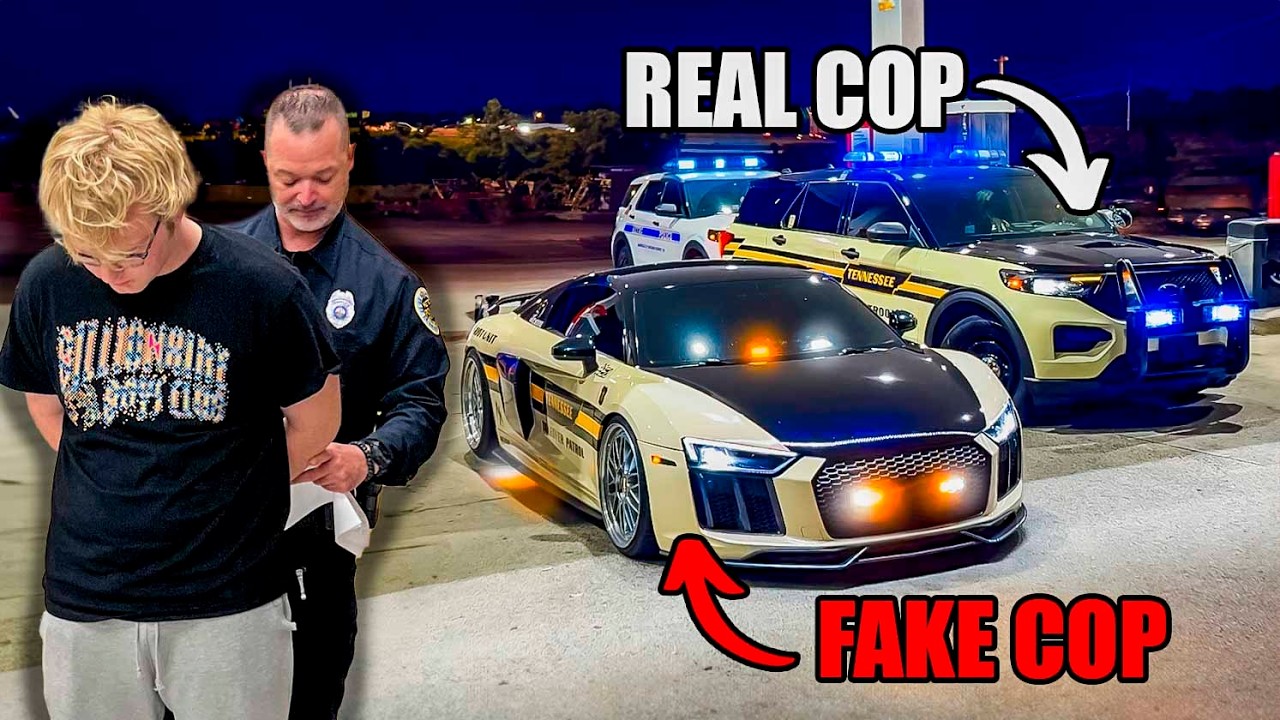 WHEN COPS PULL OVER COPS! *FAKE TENNESSEE STATE PATROL*