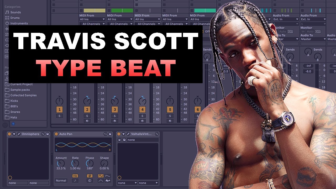 How To Make a Travis Scott Type Beat | Ableton