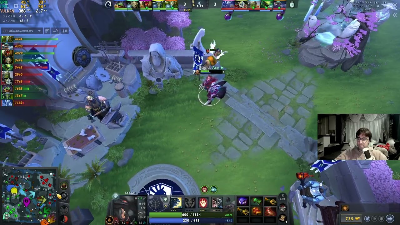 OG vs Team Liquid BLAST Slam VI game 3 Demrok