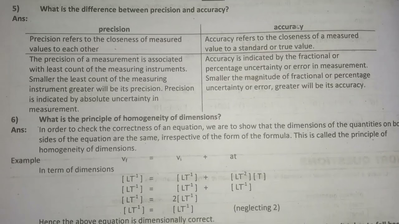Physics # class11 # exercise solution # nbf # unit 1