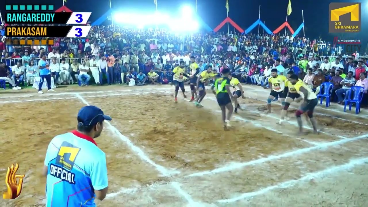 Sri Bhramara Kabaddi Premiere League Grand Finals - Prakasam vs Rangareddy