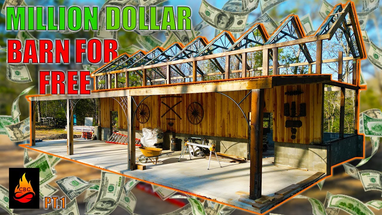 From Logs to Barn | Rough Cut Lumber Timber Frame Barn