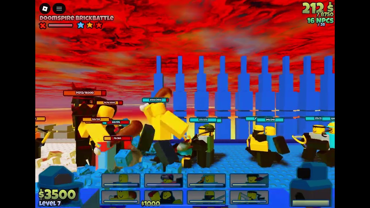 “3 star Doomspire brick battle guide”