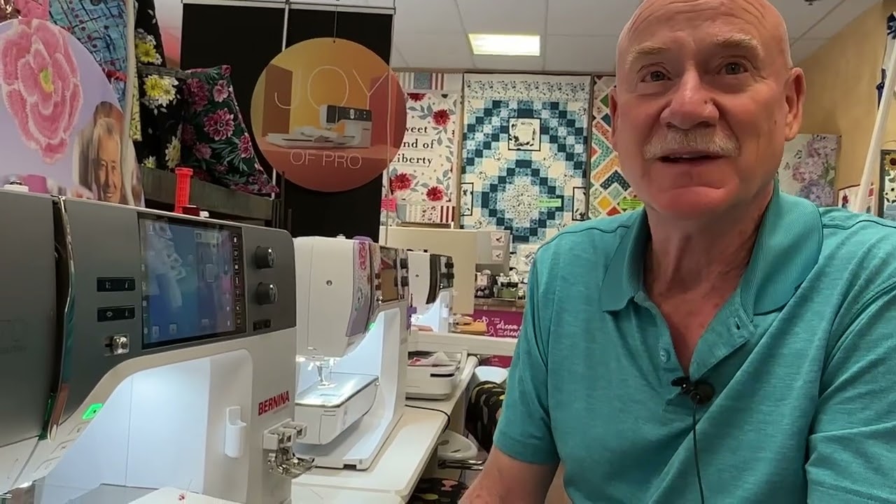Как использовать специальные функции лапки Bernina 18 для петель 3A. Пришивание пуговиц на машине.