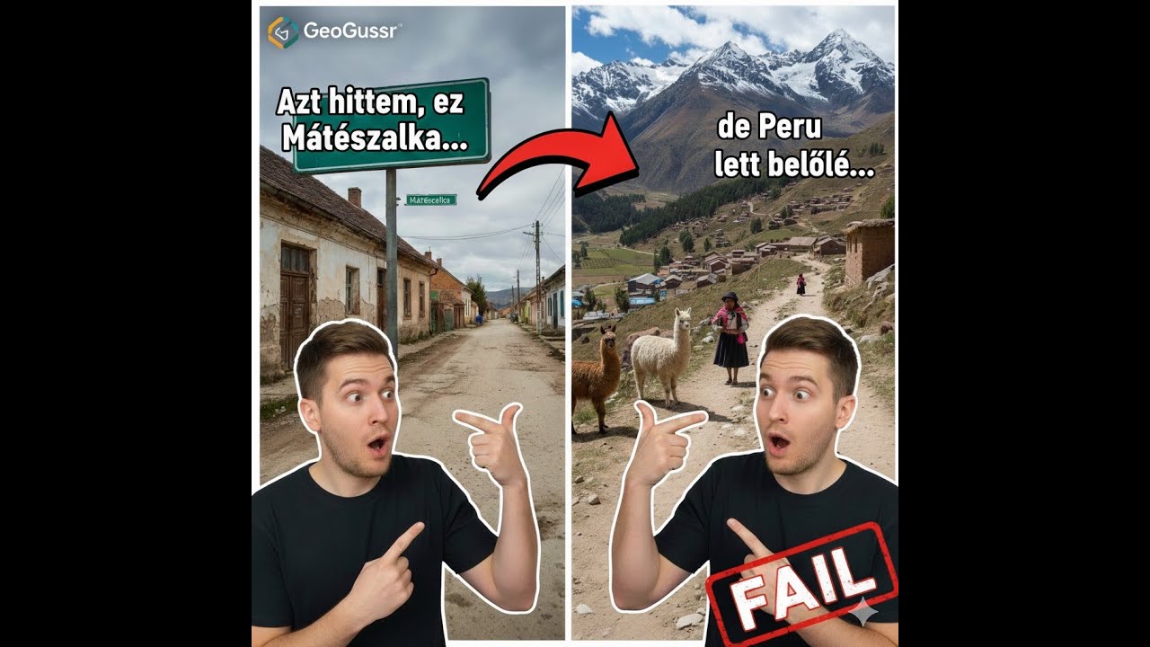 Geoguessr - Azt hittem, ez Mátészalka, de Peru lett belőle...