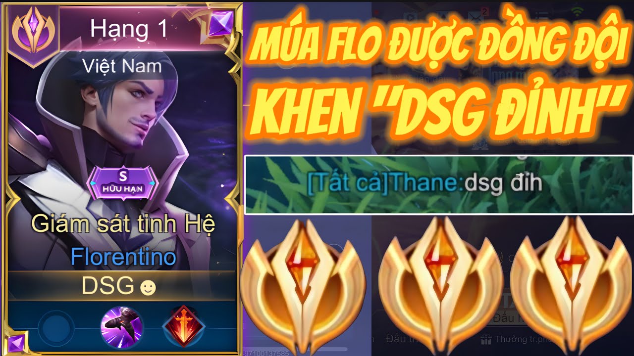 LEO VÀNG FLO DSG MÚA FLO CỰC KHÉT KHIẾN ĐỒNG ĐỘI BẬT KHEN 