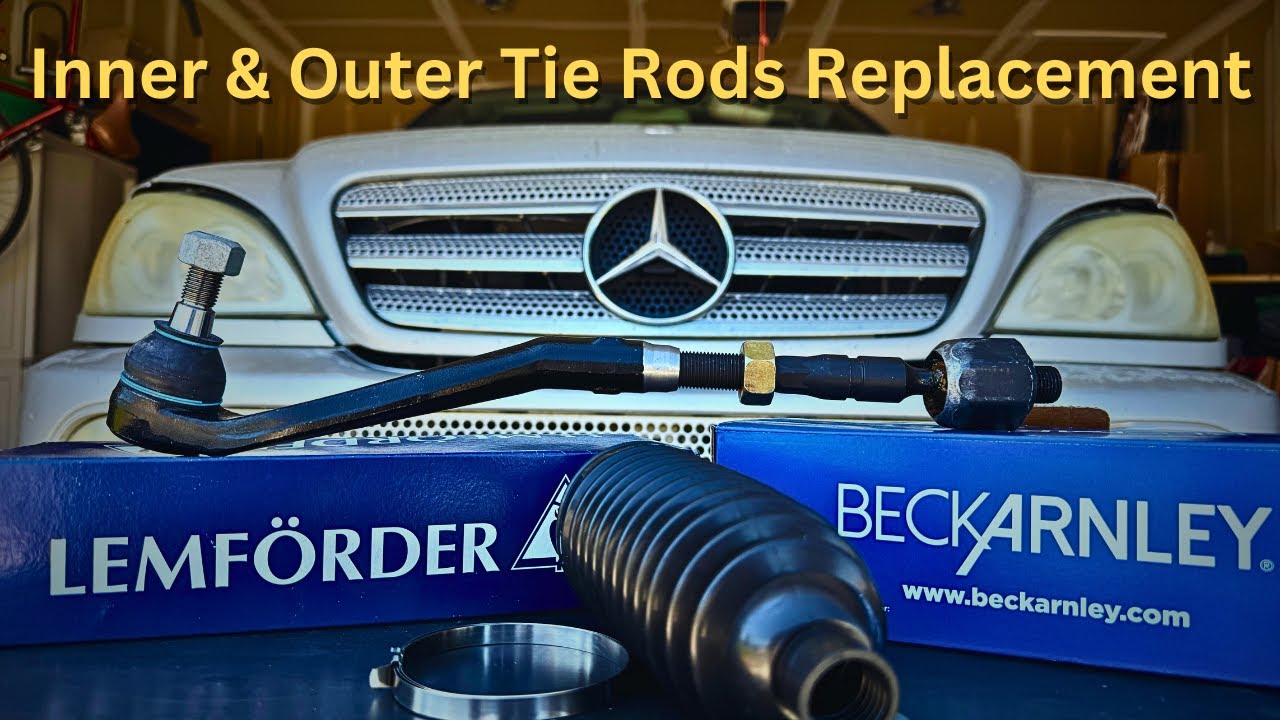 How To Replace the Inner & Outer Tie Rods On A Mercedes ML Class W163.