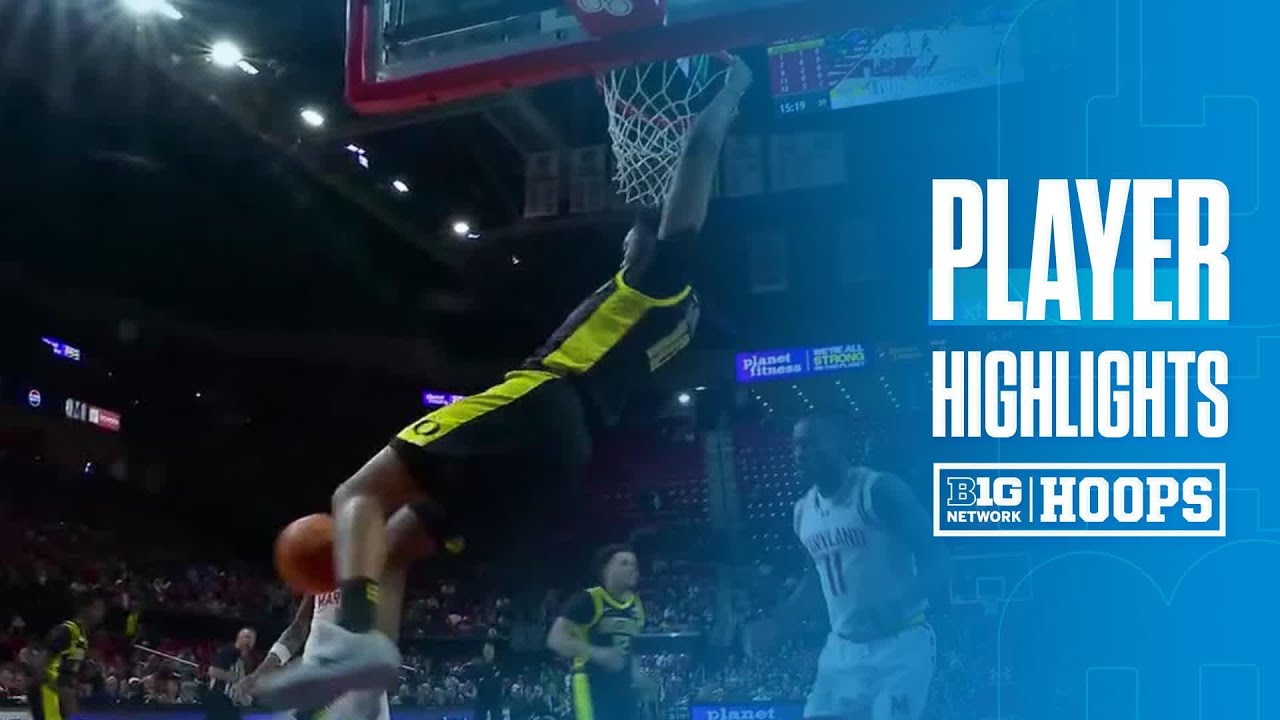 Takai Simpkins Highlights vs. Maryland | Oregon Basketball | 01/02/2026