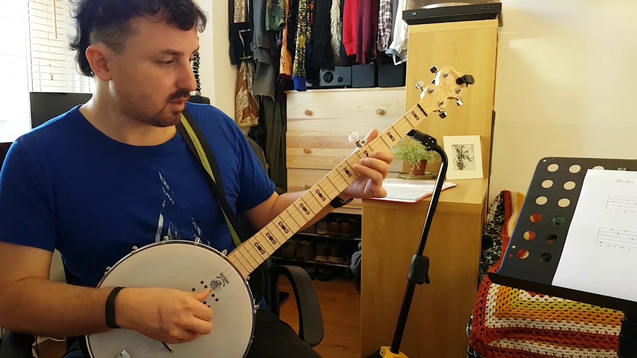 Banjo lesson: Blackberry Blossom