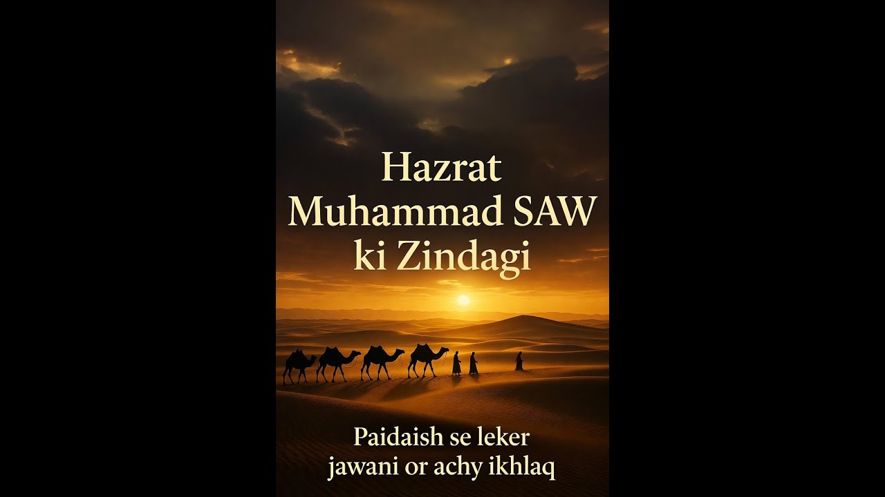 Hazrat Muhammad ﷺ ki Zindagi | Paidaish se le kar Jawani aur Achay Ikhlaq tak