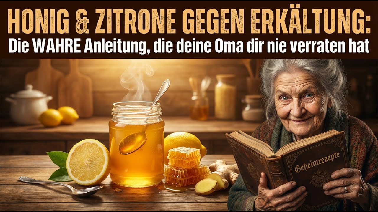 Honig & Zitrone gegen Erkältung: Die WAHRE Anleitung, die Oma dir nie verraten hat 🍯