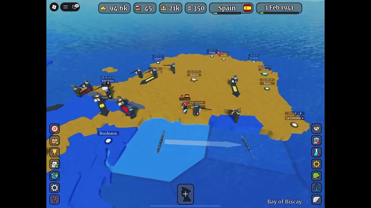 Control Europe as spain I hope you enjoy the video