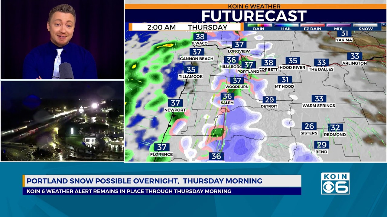 Special Weather Report: Portland's snow chances remain Thursday morning