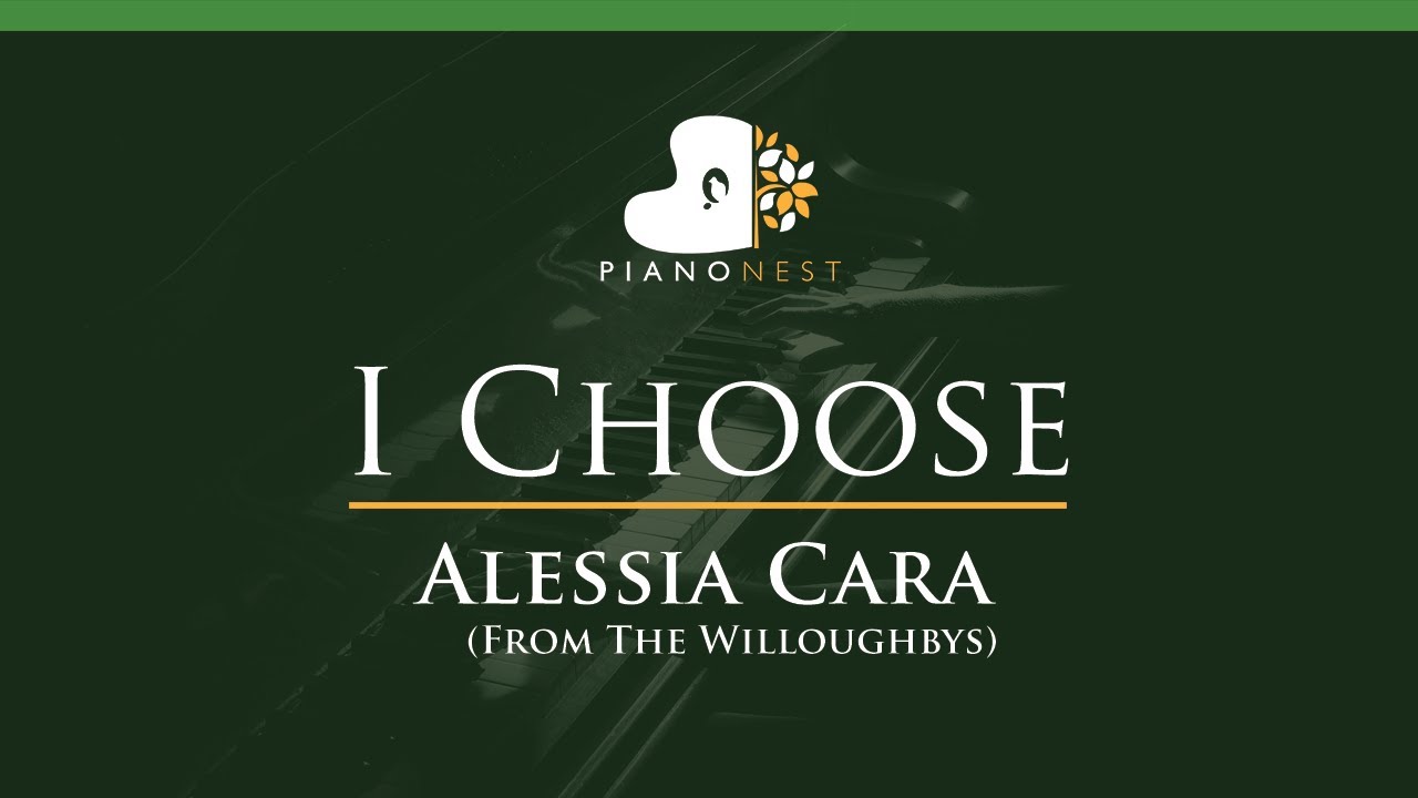 Alessia Cara - I Choose (From The Willoughbys) - LOWER Key (Piano Karaoke Instrumental)