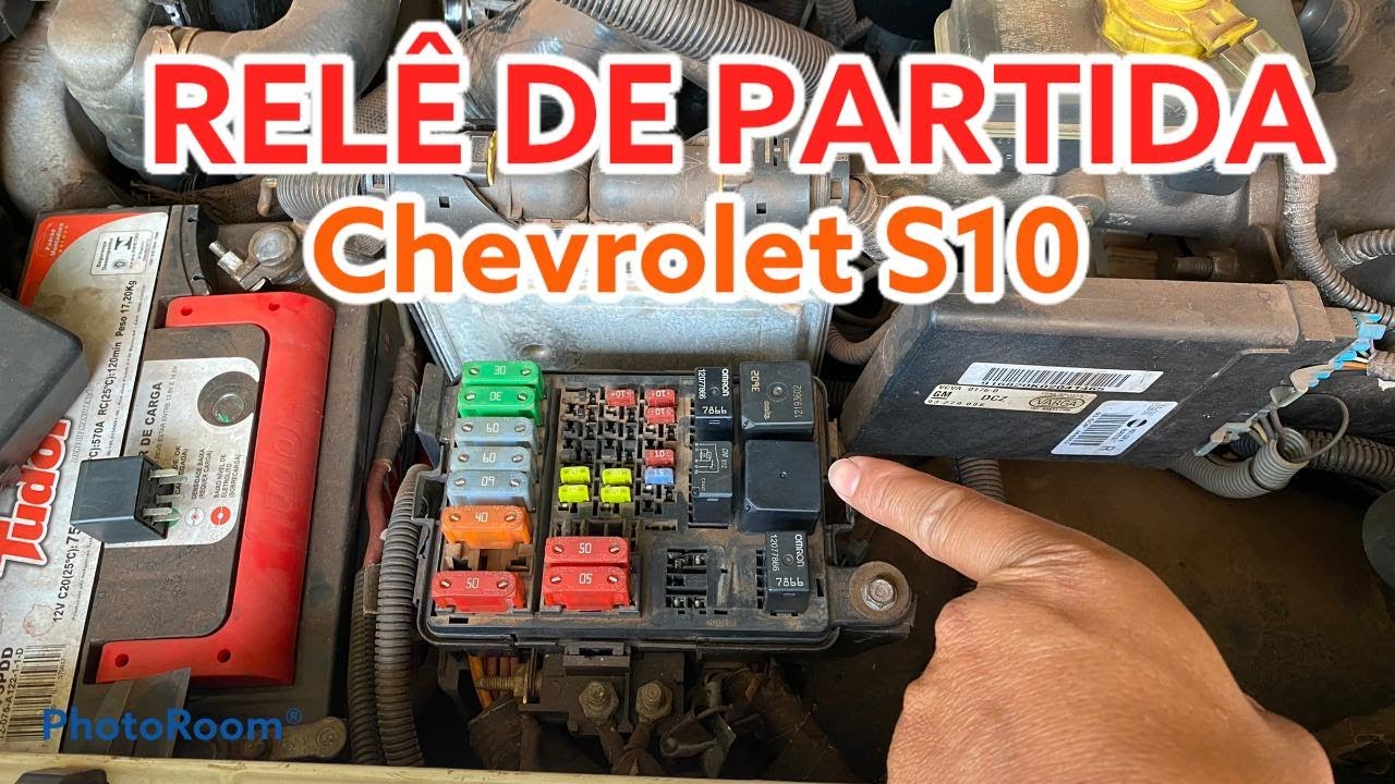 CHEVROLET S10 - ONDE FICA O RELÊ DE PARTIDA
